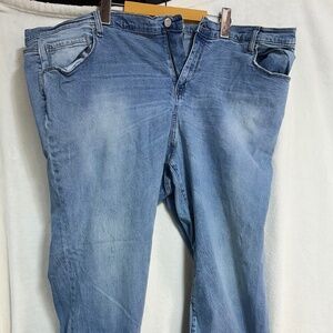 DKNY Women's Jeans Light Blue Soho Skinny Plus 24 W